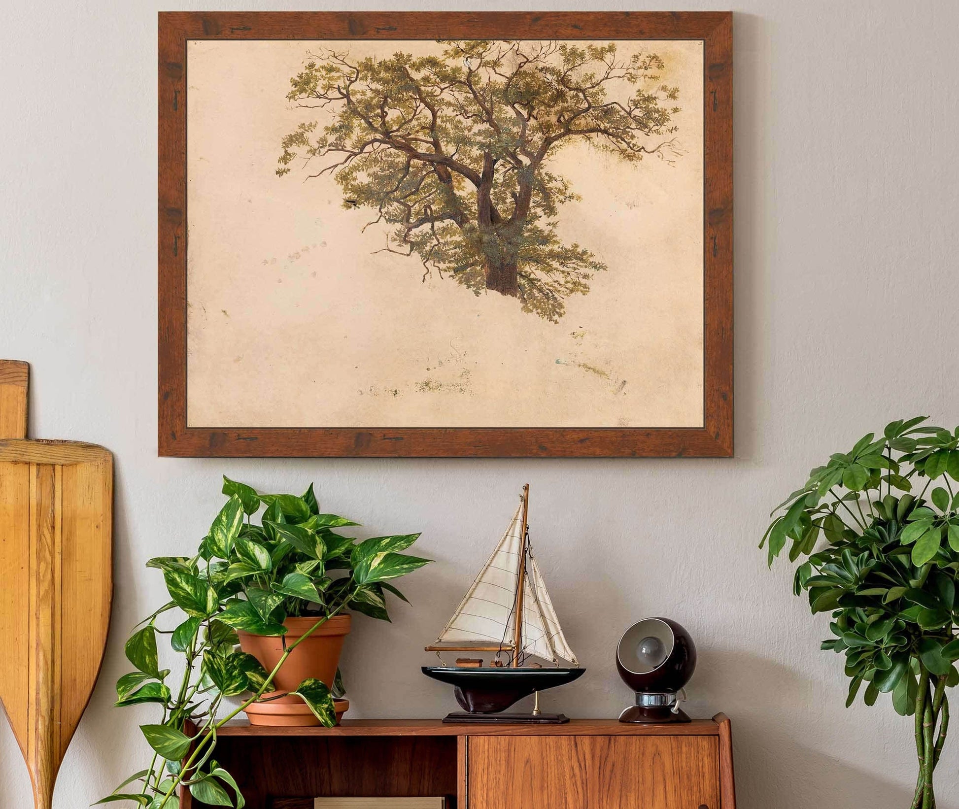Study Of An Oak by Adolph Tidemand