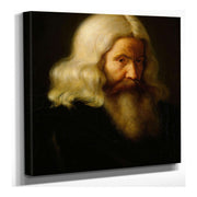 Study Of An Old Man by Adolph Tidemand
