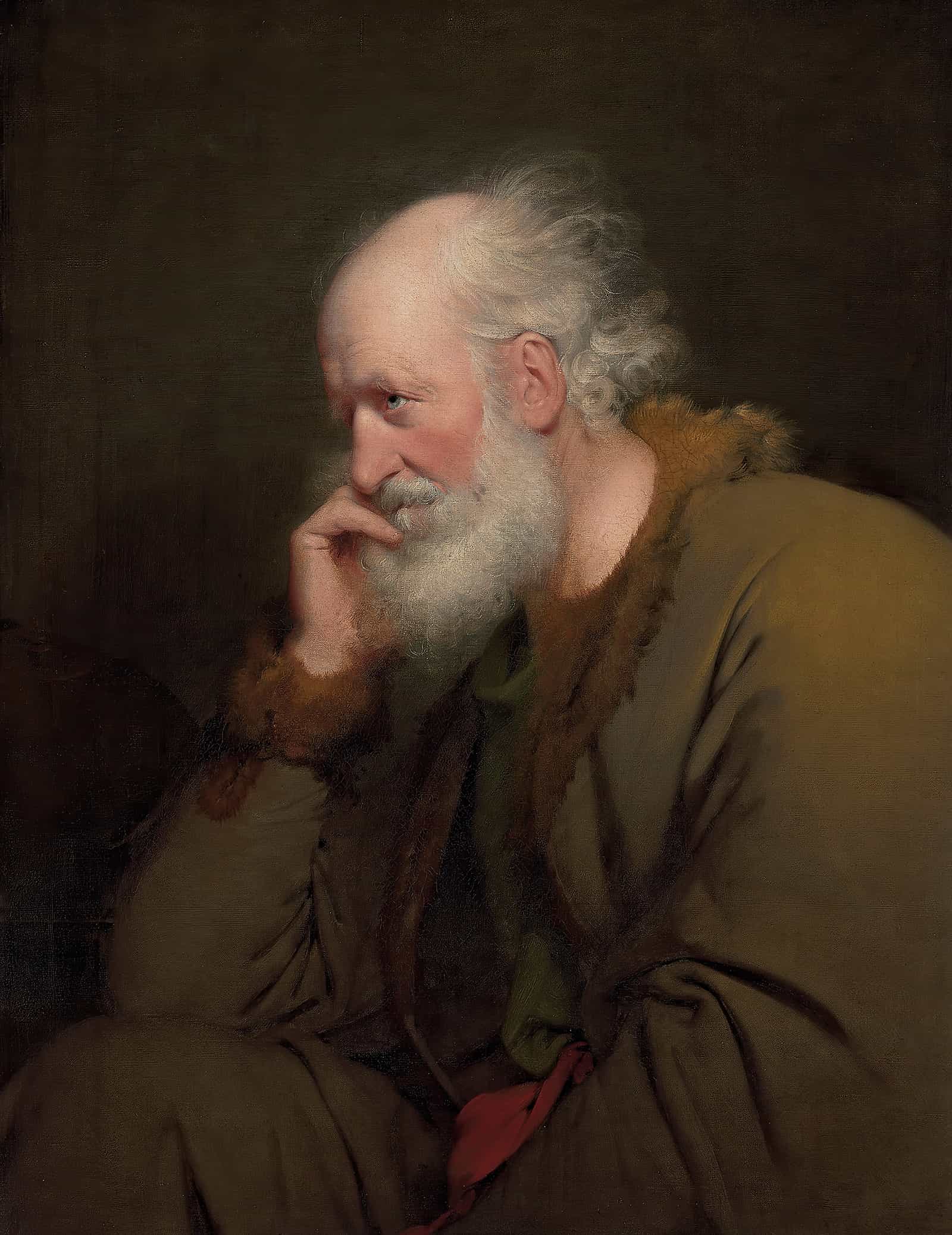 Study Of An Old Man by Joseph Wright Of Derby