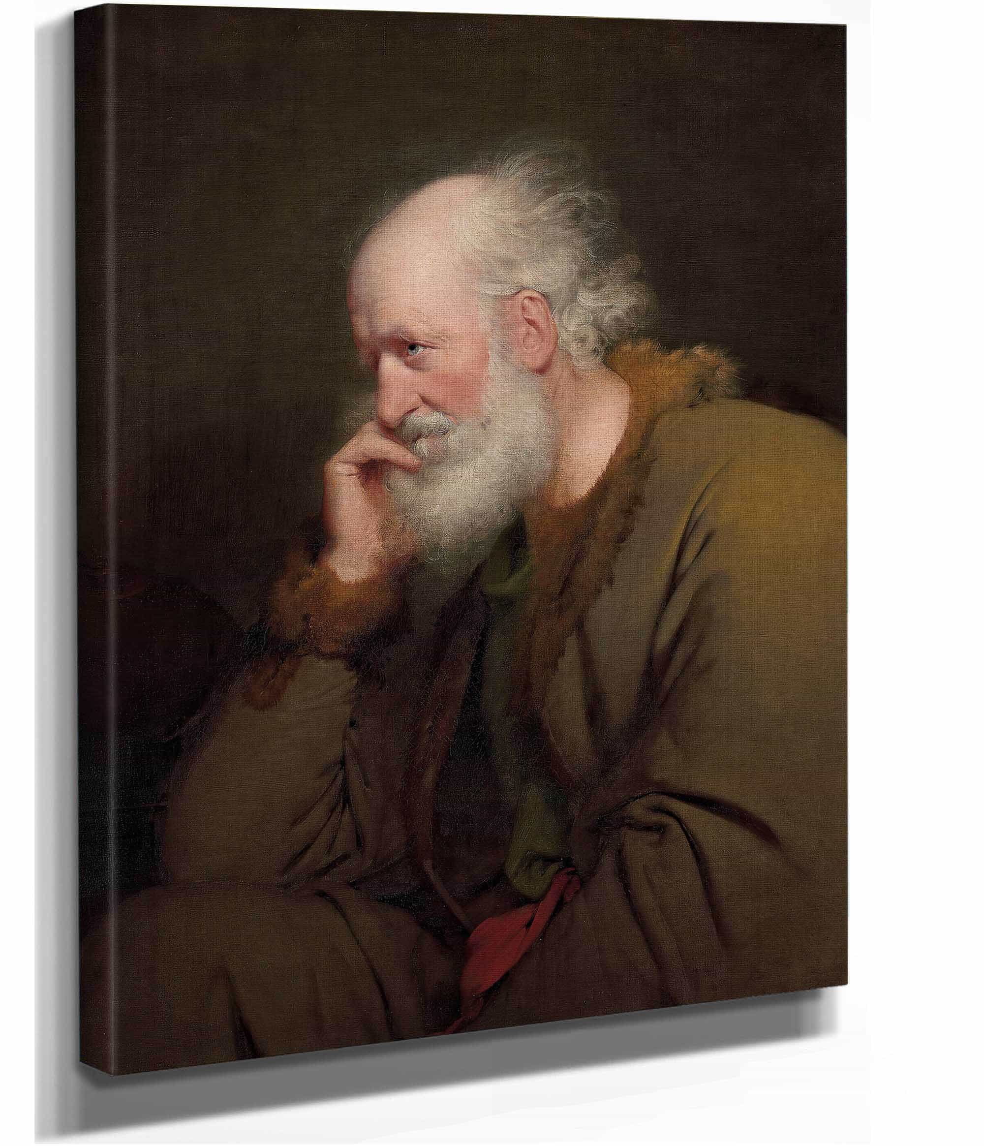 Study Of An Old Man by Joseph Wright Of Derby