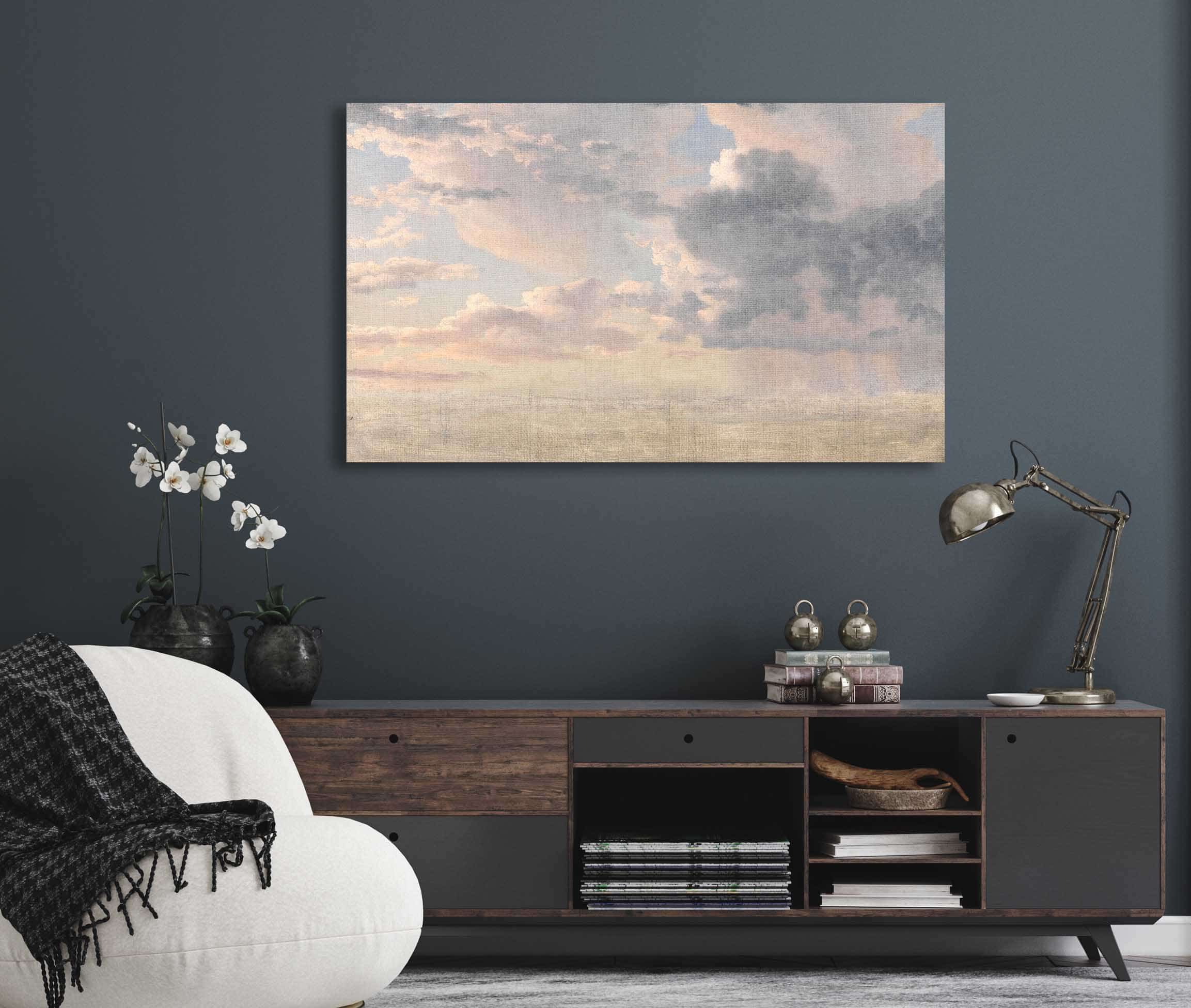 Study Of Clouds Over The Sound by Christoffer Wilhelm Eckersberg