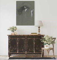 Study Of Draped Head Of A Mary For Three Marys At The Tomb by Edwin Austin Abbey