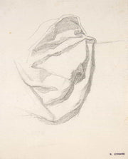 Study Of Drapery by Henri Lehmann