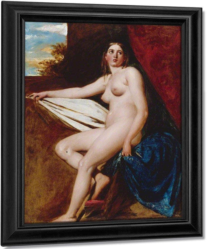 Study Of Female Nude By William Etty Print, Canvas Art, Framed Print. –  Truly Art