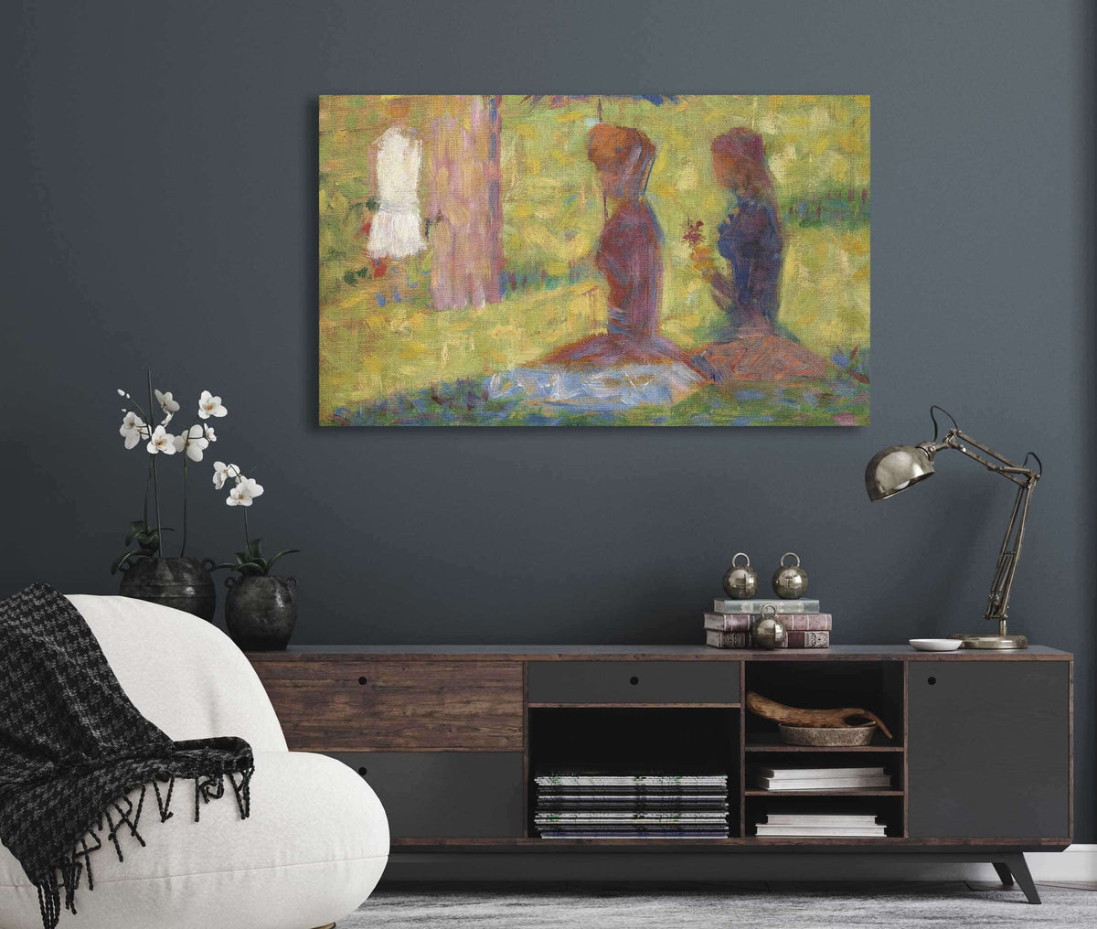 Study Of Figures For La Grande Jatte by Georges Seurat