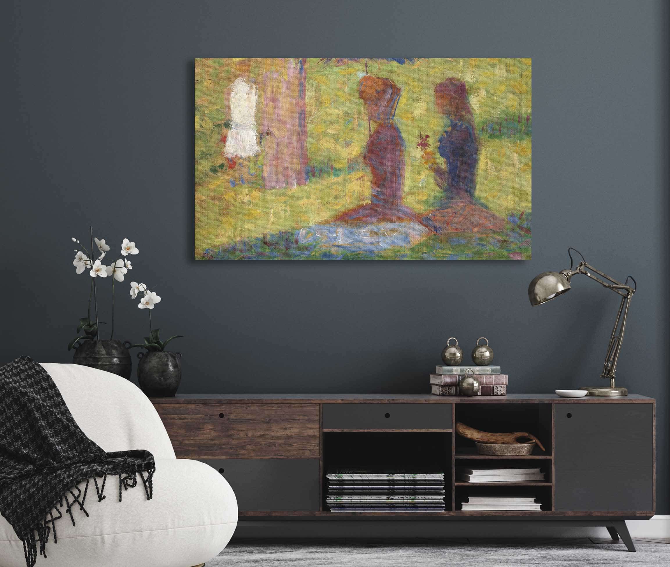 Study Of Figures For La Grande Jatte by Georges Seurat