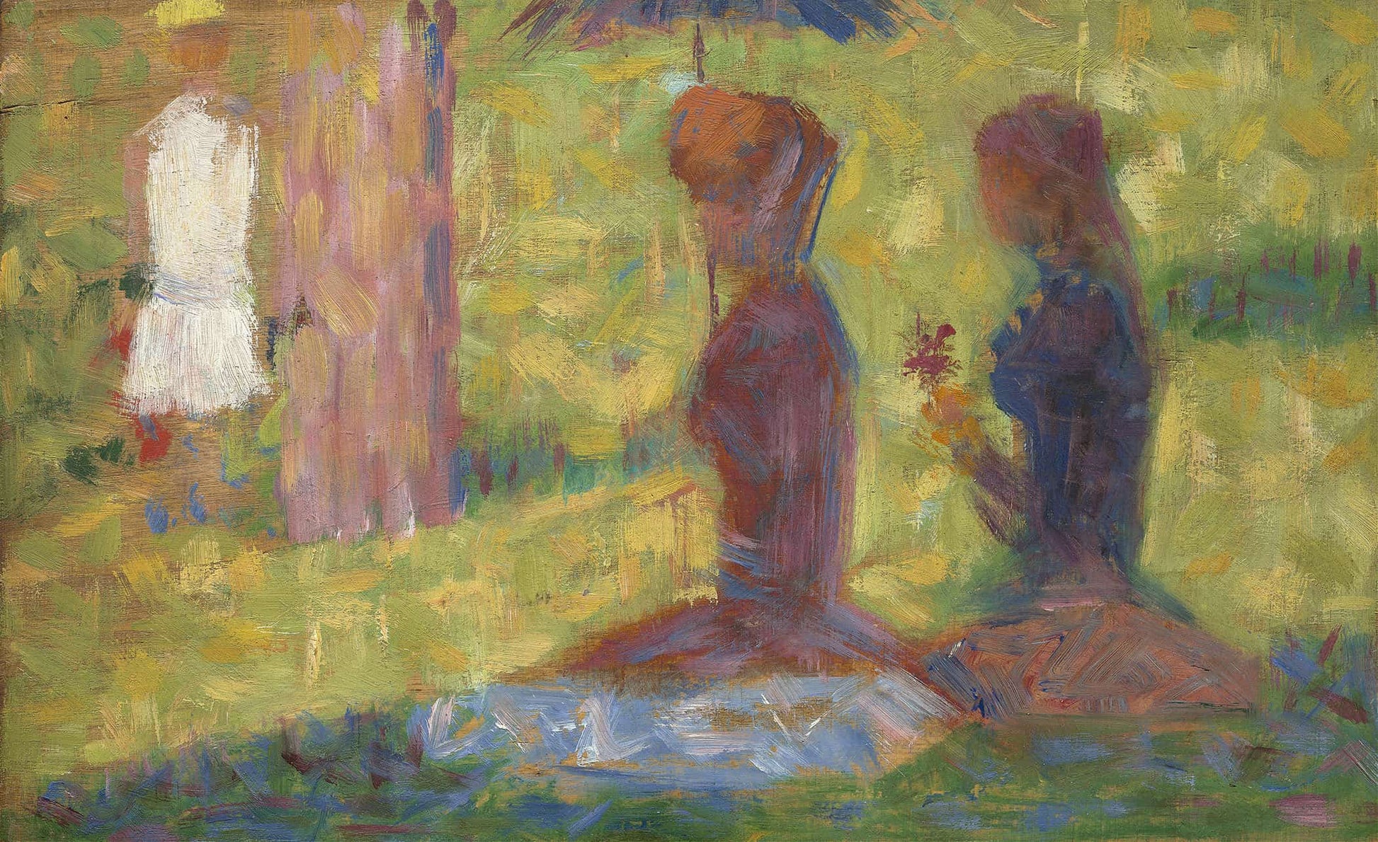 Study Of Figures For La Grande Jatte by Georges Seurat