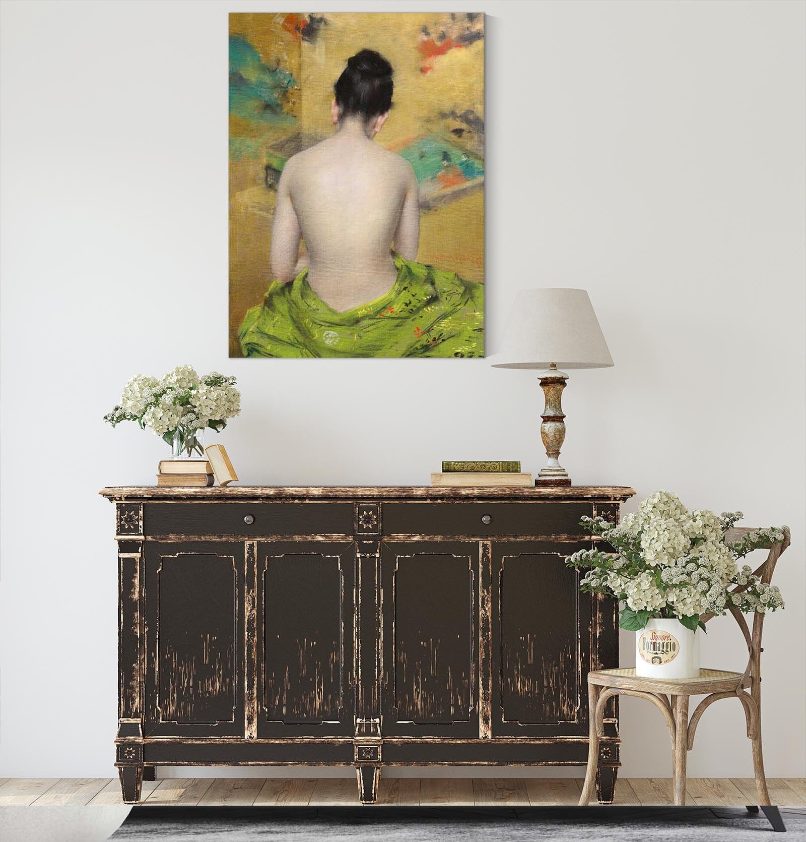 Study Of Flesh Color And Gold by William Merritt Chase
