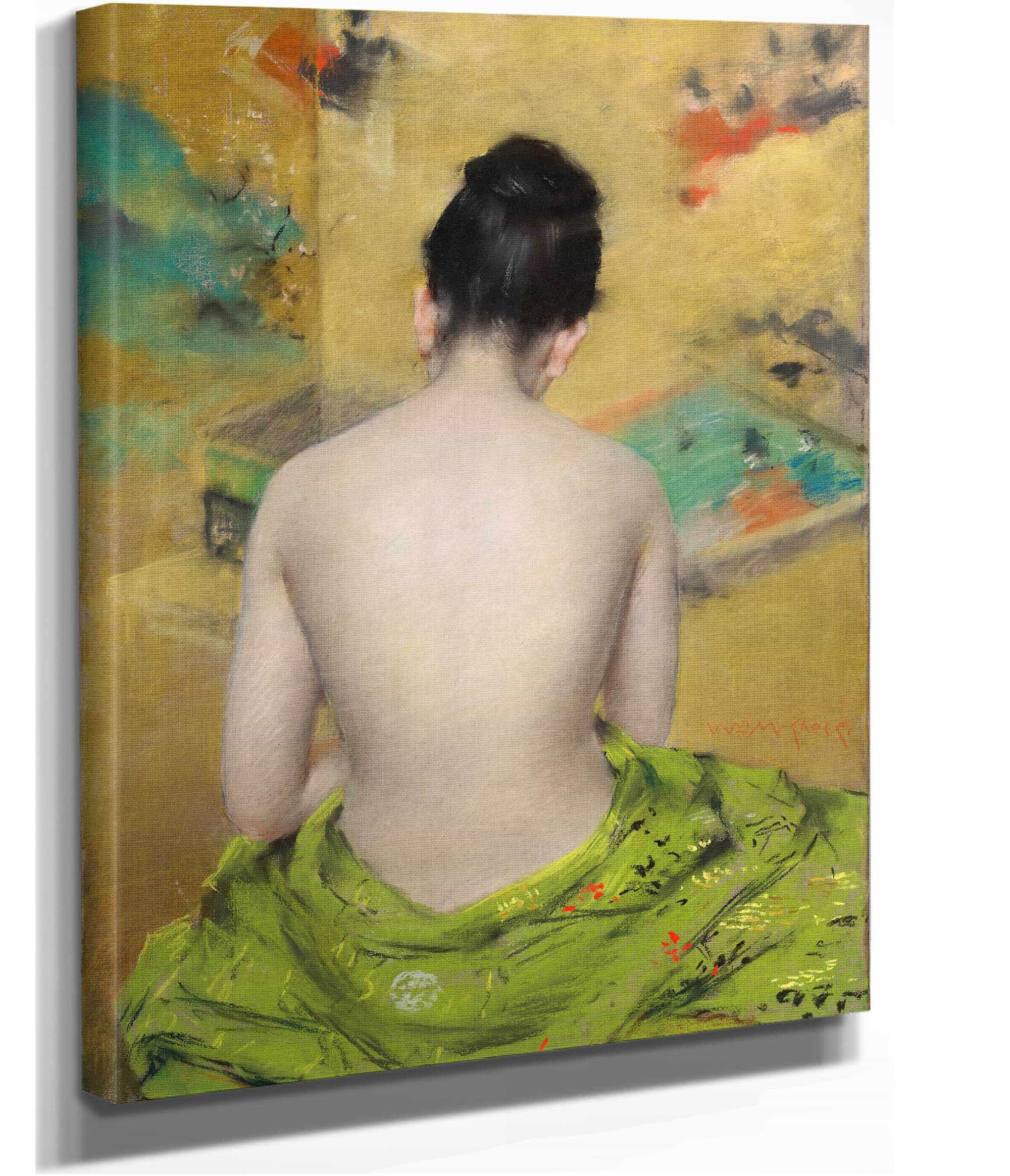 Study Of Flesh Color And Gold by William Merritt Chase