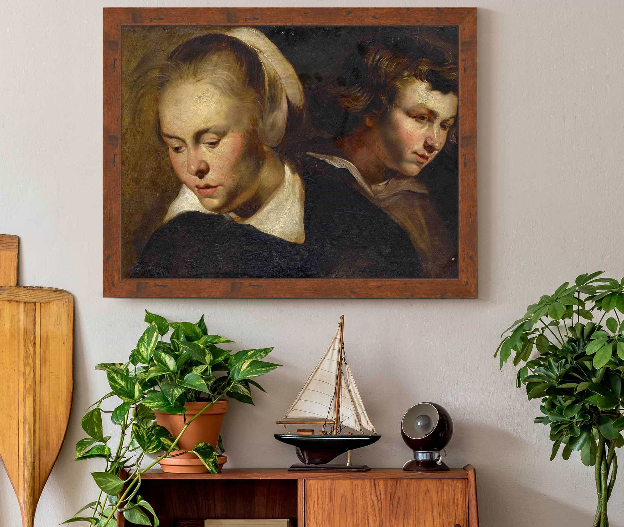 Study Of Heads by Jacob Jordaens