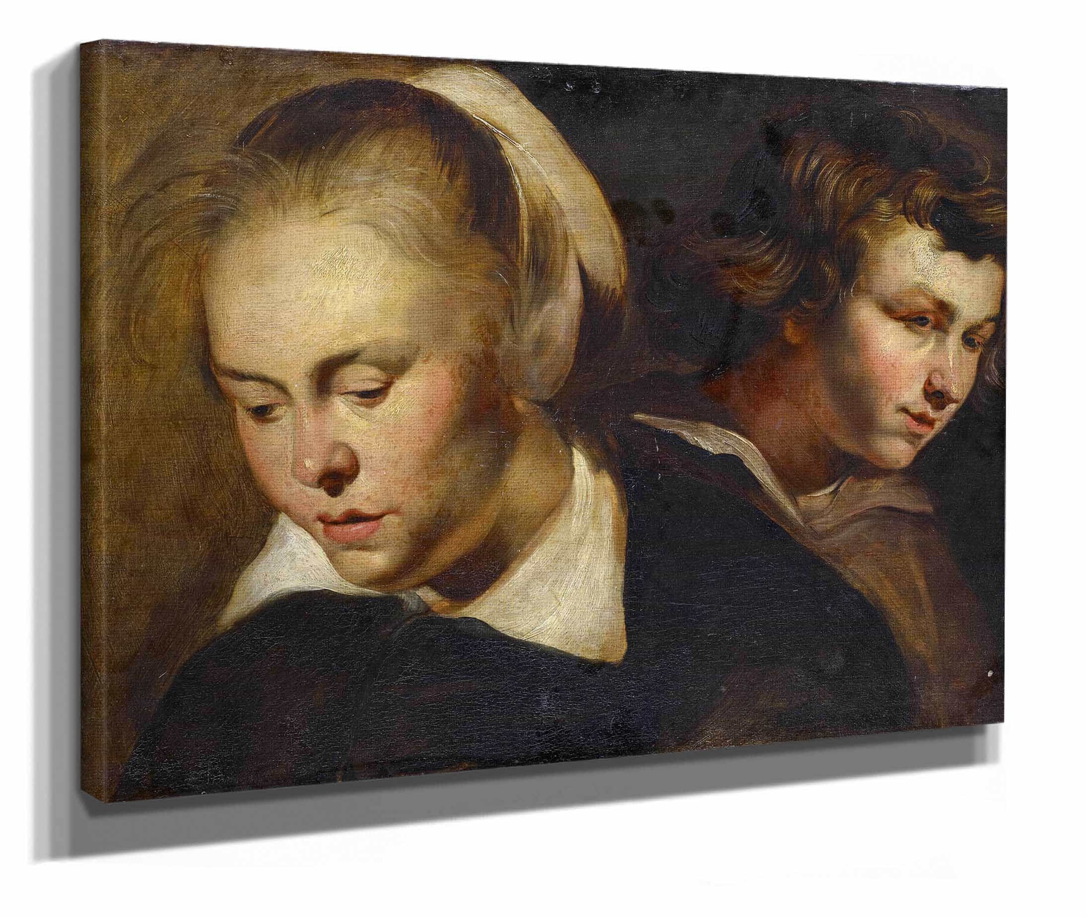 Study Of Heads by Jacob Jordaens