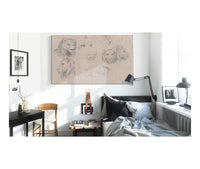 Study Of Heads Of Lions And Lionesses by Rosa Bonheur