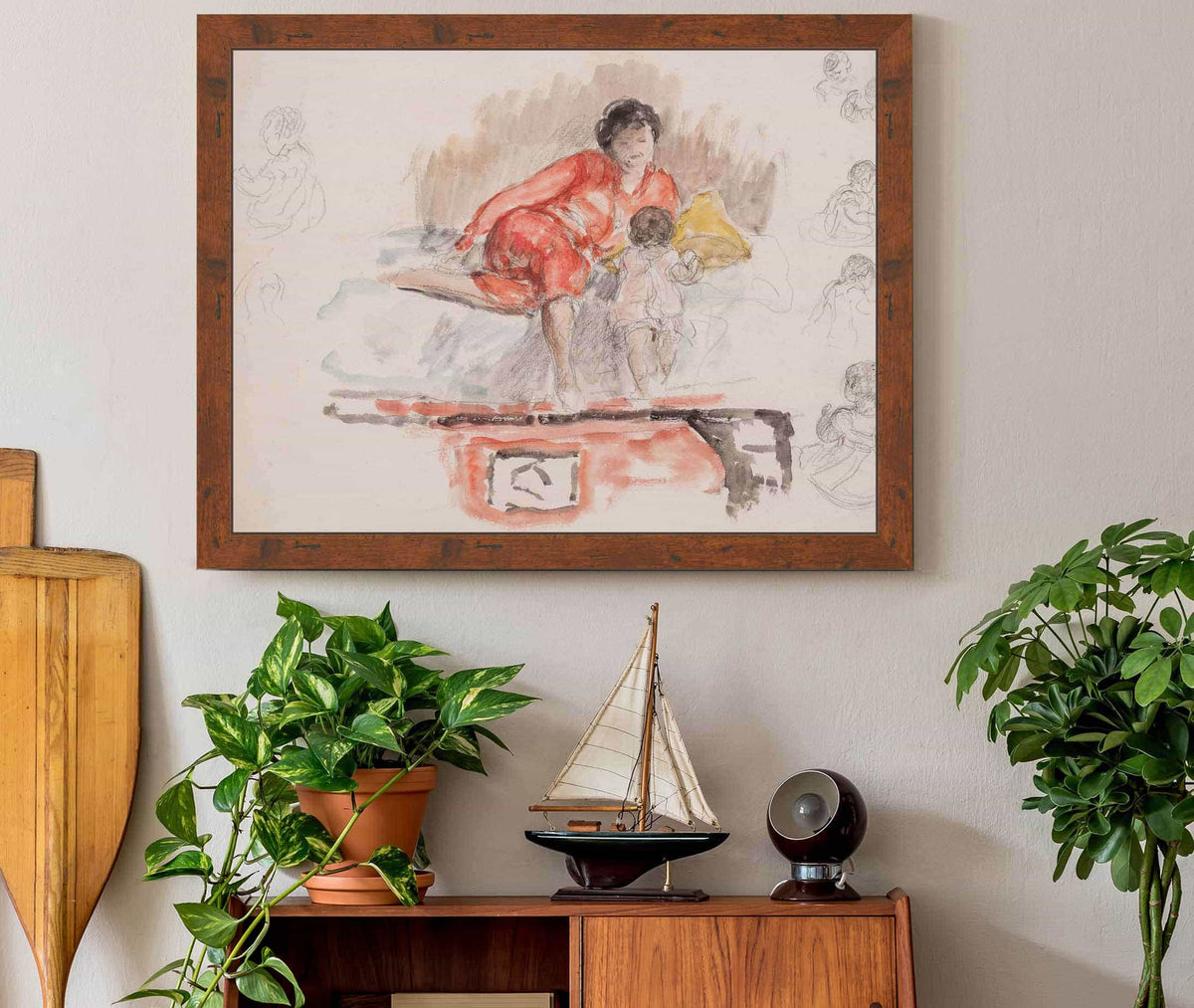 Study Of Mother And Child by Henri Lebasque