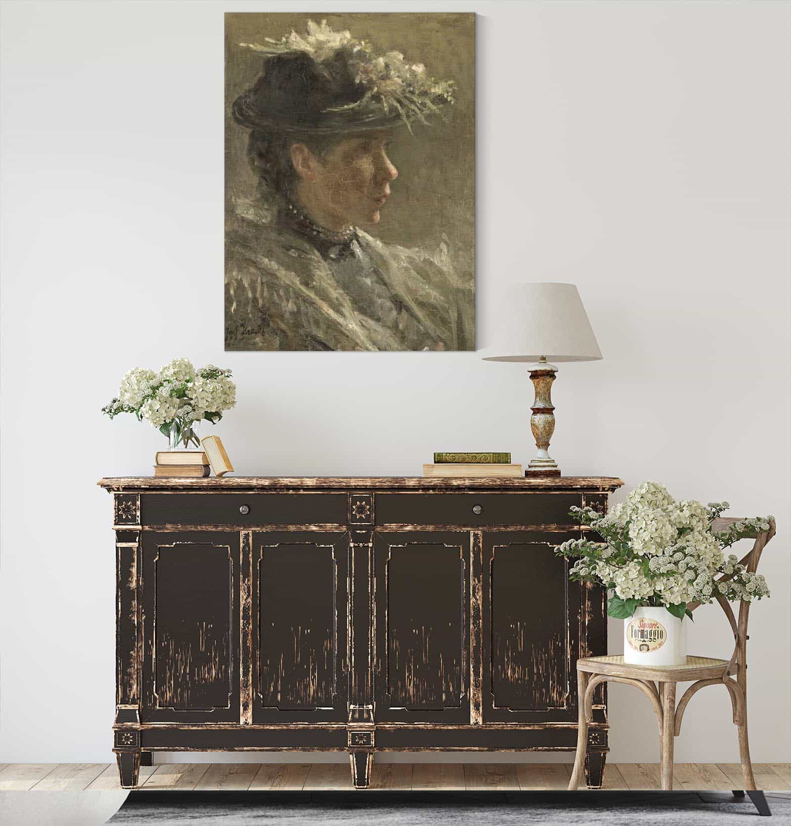 Study Of Sijtje Van Bemmel  by Jozef Israels