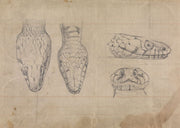 Study Of The Head Of A Snake by Robert Smirke