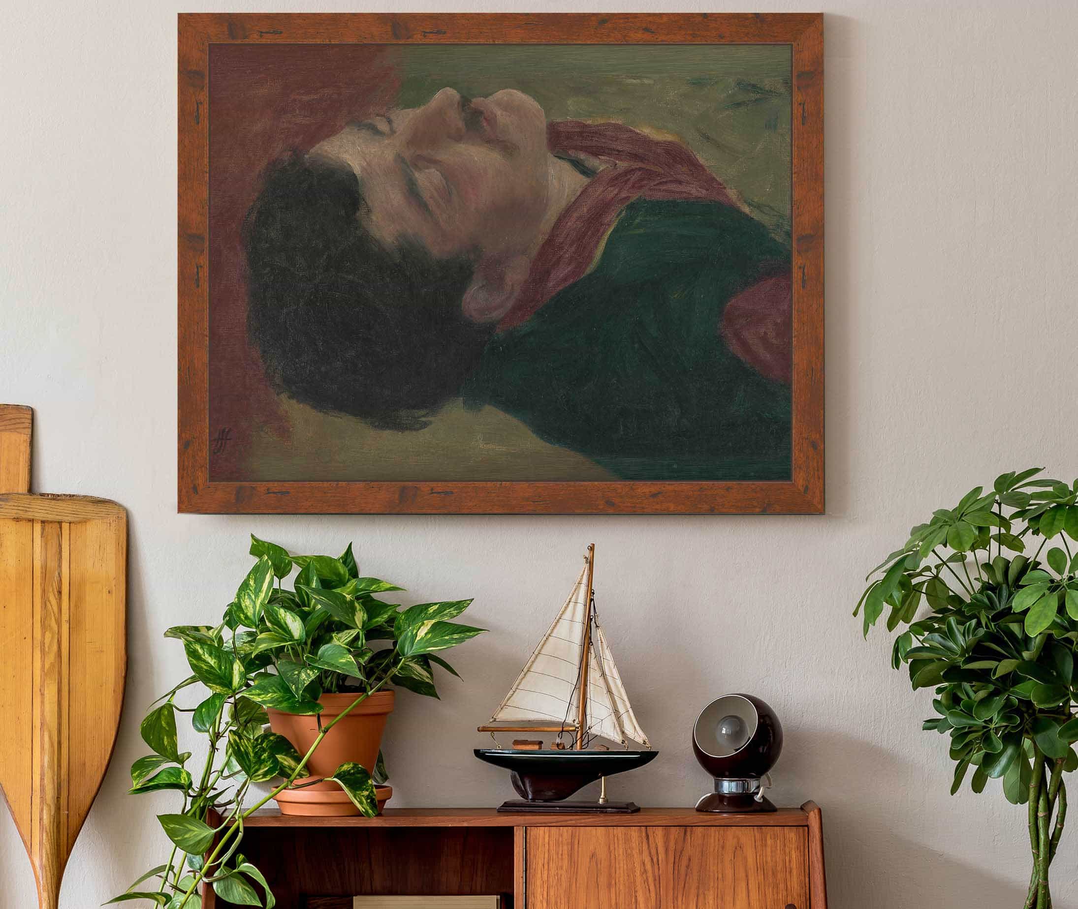 Study Of The Human Head by Jozef Hanula
