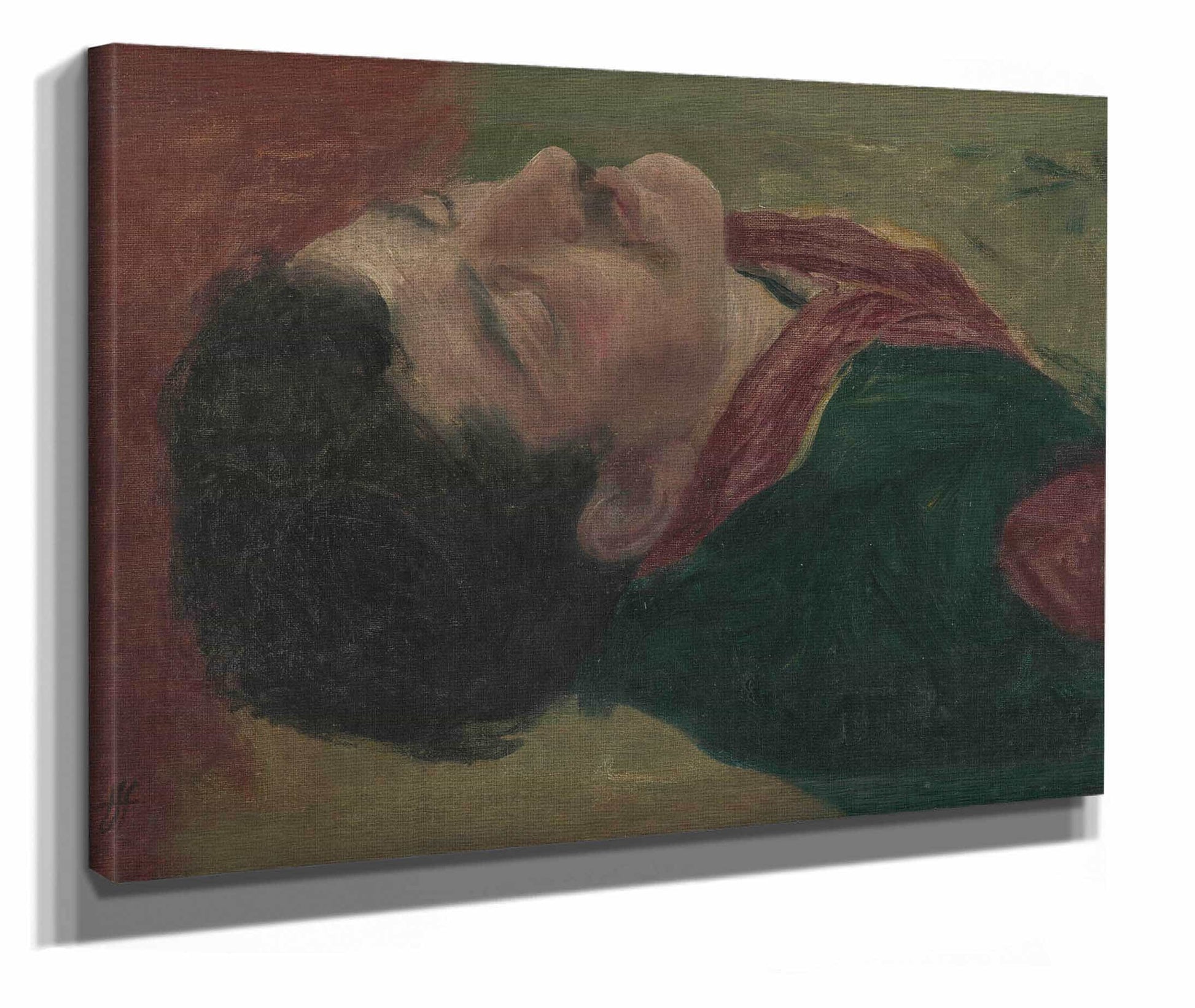 Study Of The Human Head by Jozef Hanula