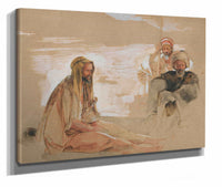 Study Of Three Arabs by John Frederick Lewis