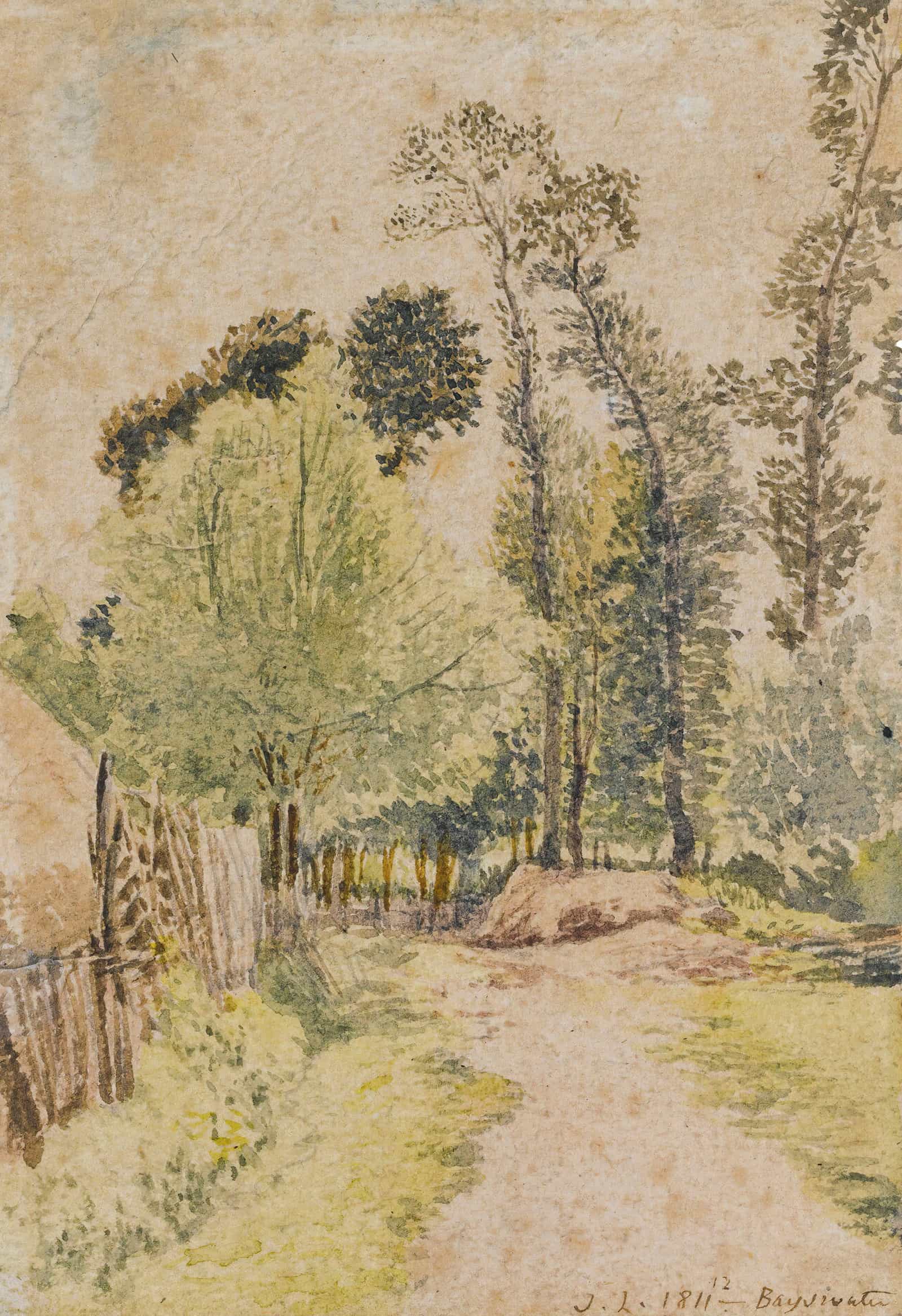Study Of Trees At Bayswater London by John Linnell