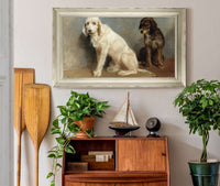 Study Of Two Dogs by Rosa Bonheur