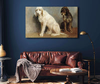 Study Of Two Dogs by Rosa Bonheur