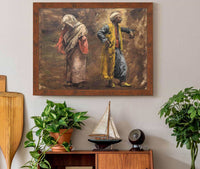 Study Of Two Figures by Edwin Lord Weeks