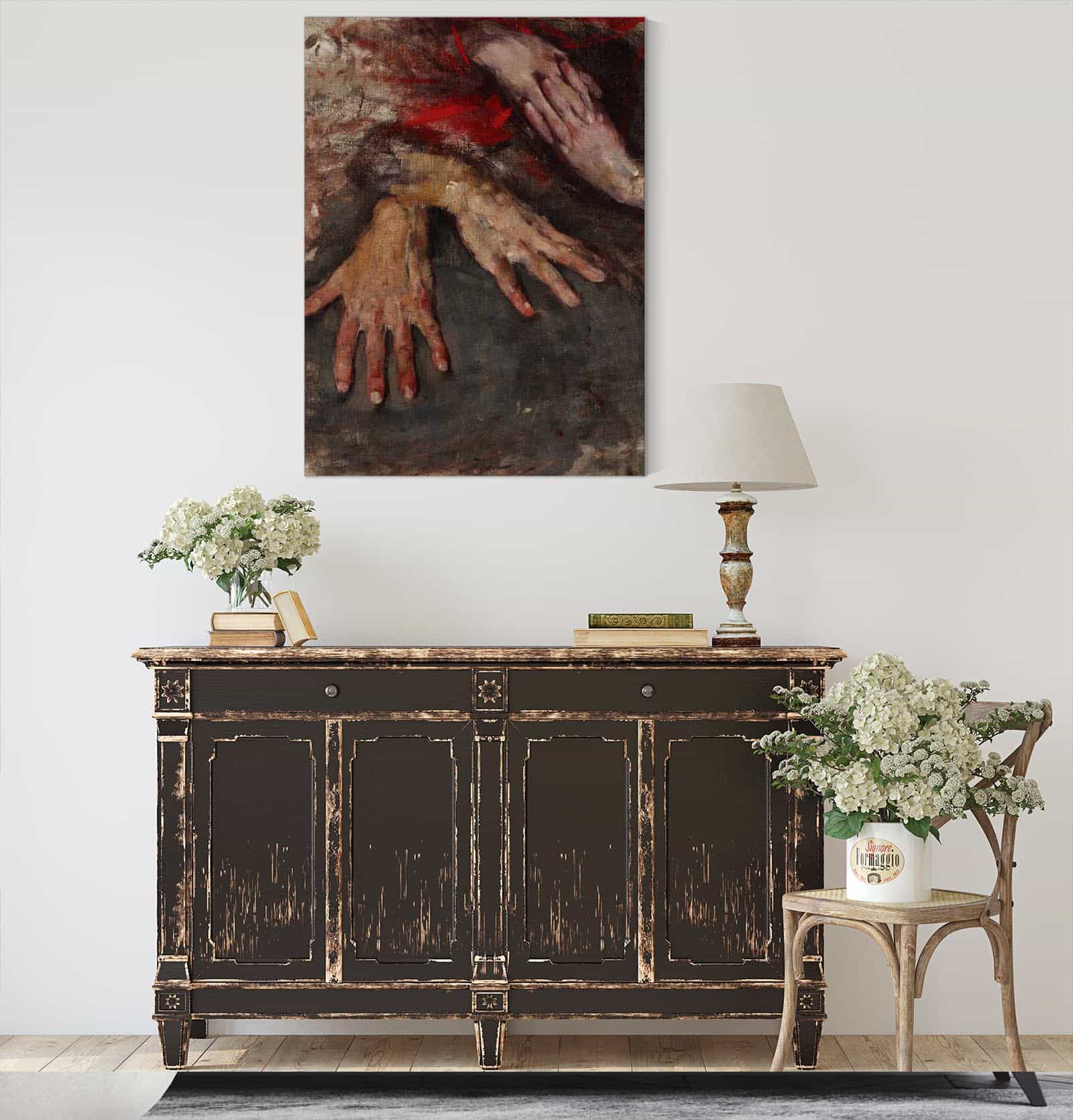 Study Of Two Pairs Of Hands by Olga Boznanska