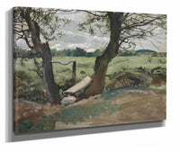 Study Of Two Trees And A Field by Edwin Austin Abbey
