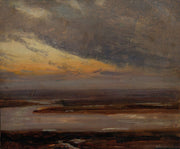 Study On The Elbe by Johan Christian Dahl