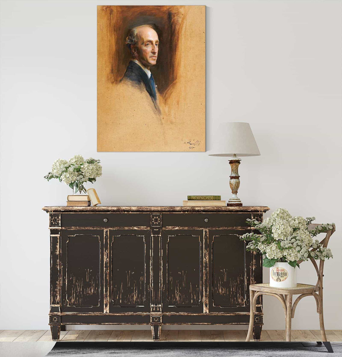 Study Portrait Of Baron Georg Franckenstein by Philip Alexius De Laszlo