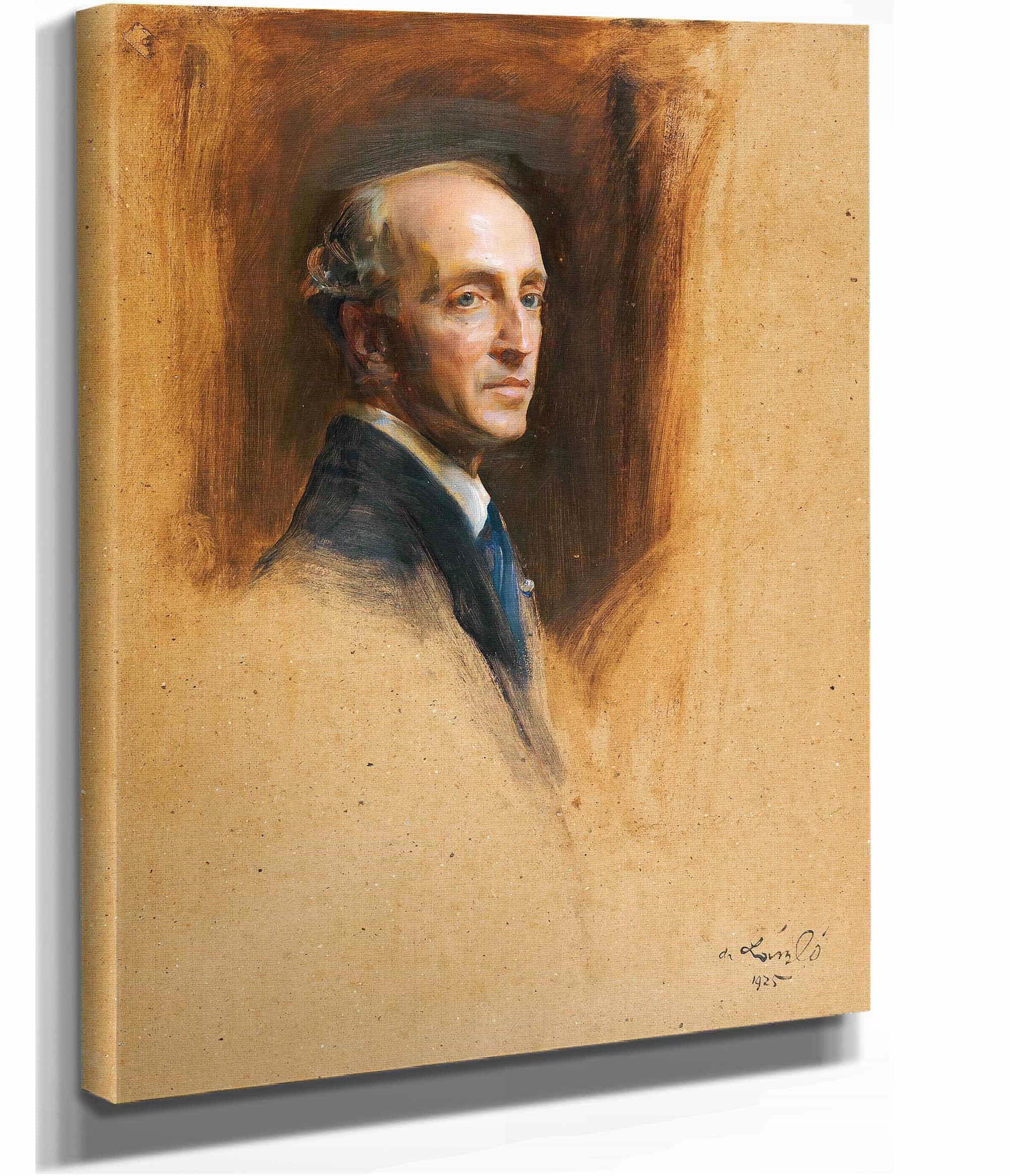 Study Portrait Of Baron Georg Franckenstein by Philip Alexius De Laszlo