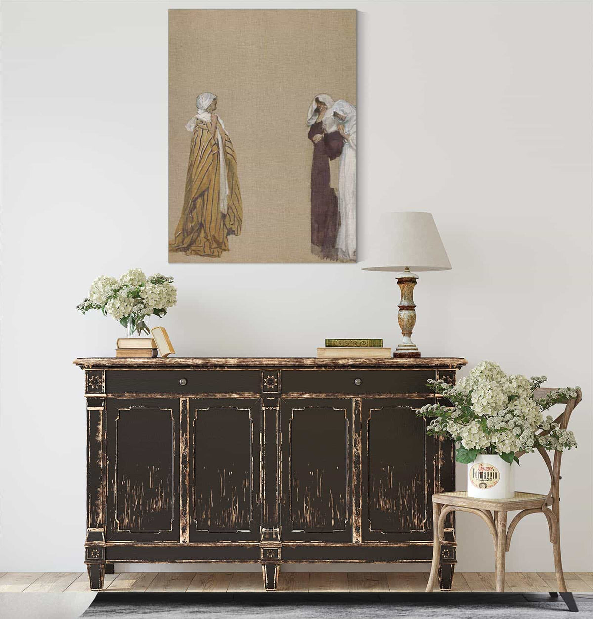 Study Three Figures by Edwin Austin Abbey