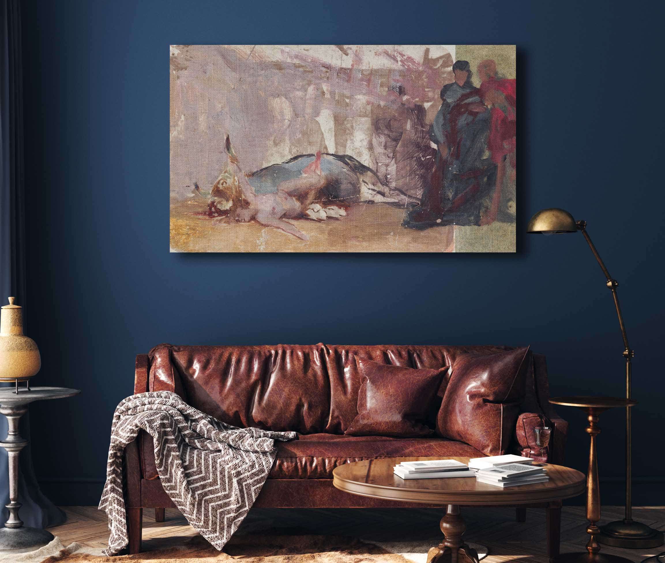 Study To The Painting Christian Dirce by Henryk Siemiradzki
