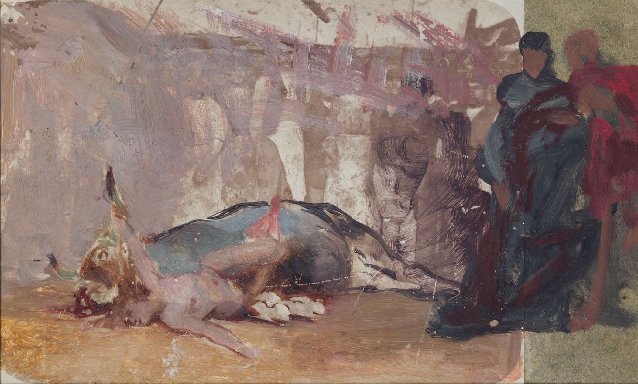 Study To The Painting Christian Dirce by Henryk Siemiradzki