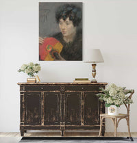 Study With Fan by Alice Pike Barney