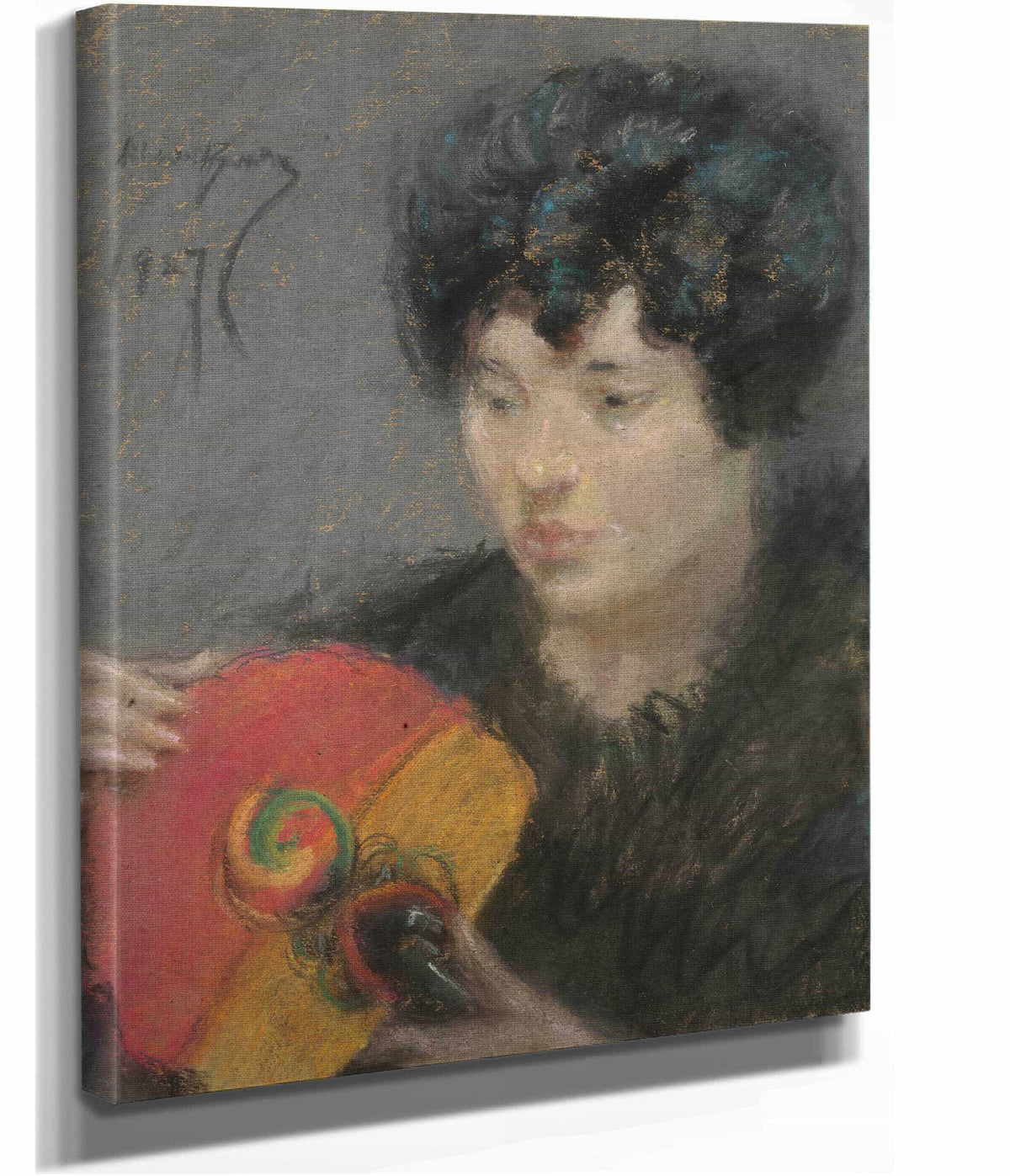 Study With Fan by Alice Pike Barney