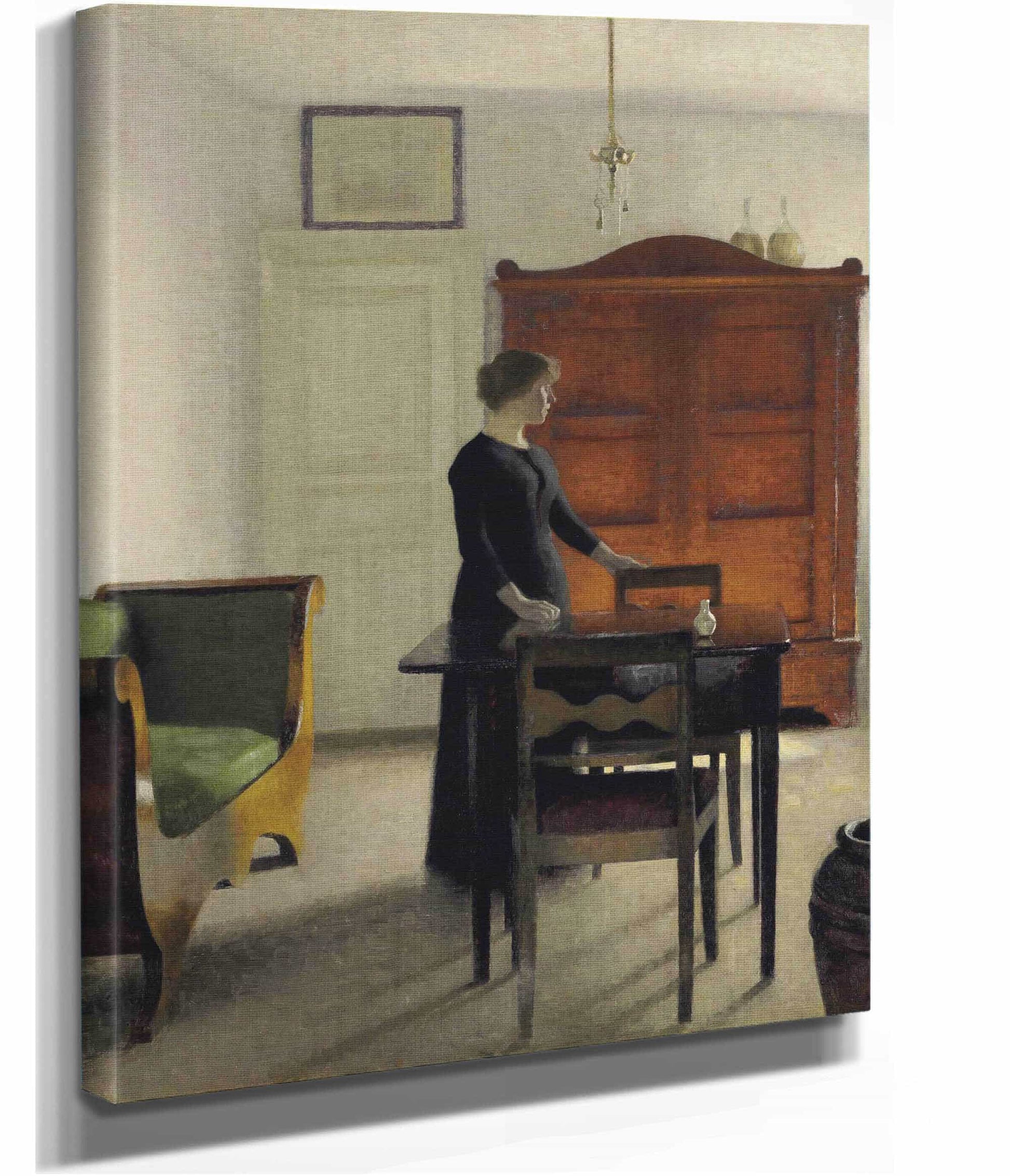 Stue by Vilhelm Hammershoi