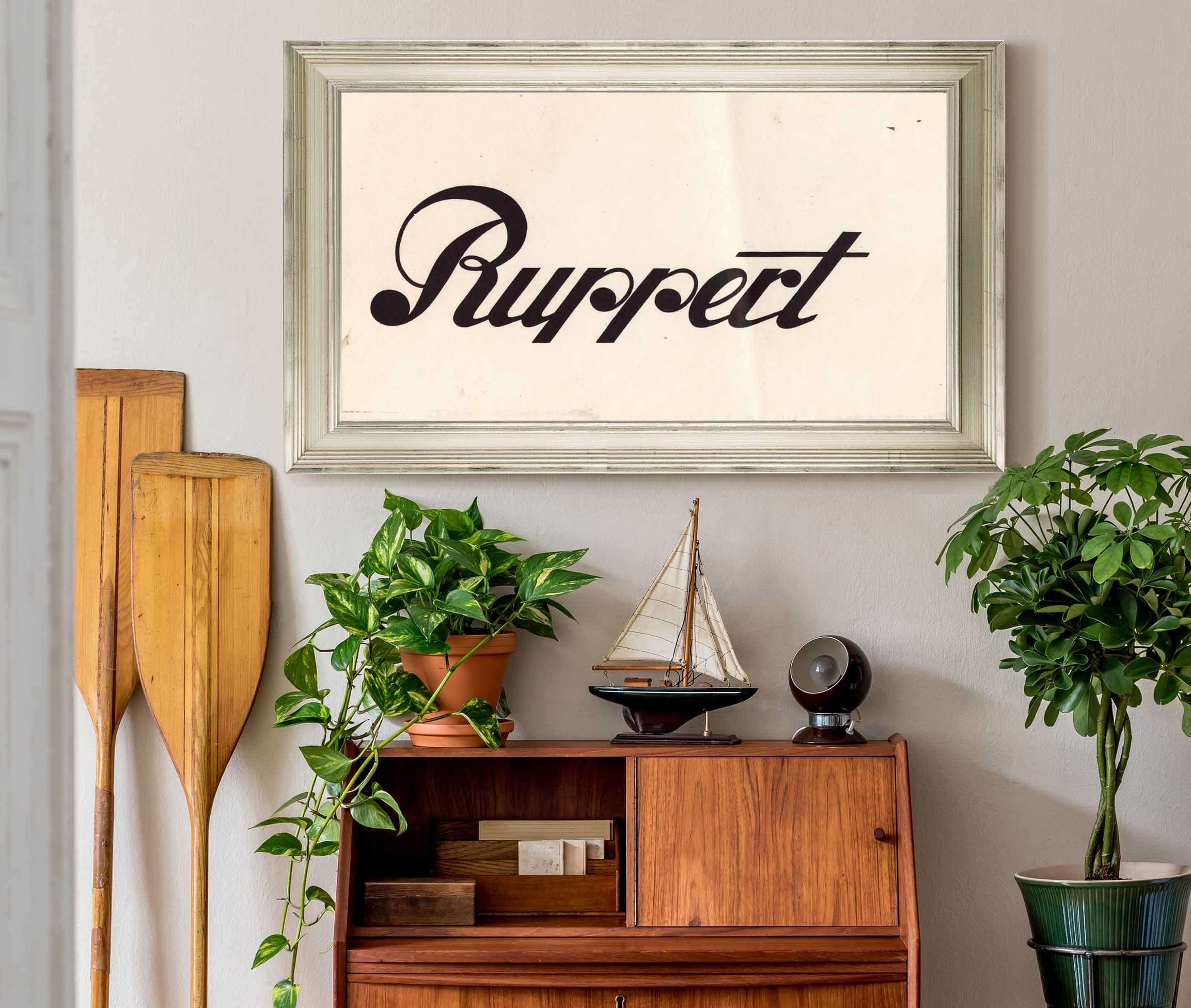 Stylized Logo For Ruppert Beer  by Winold Reiss