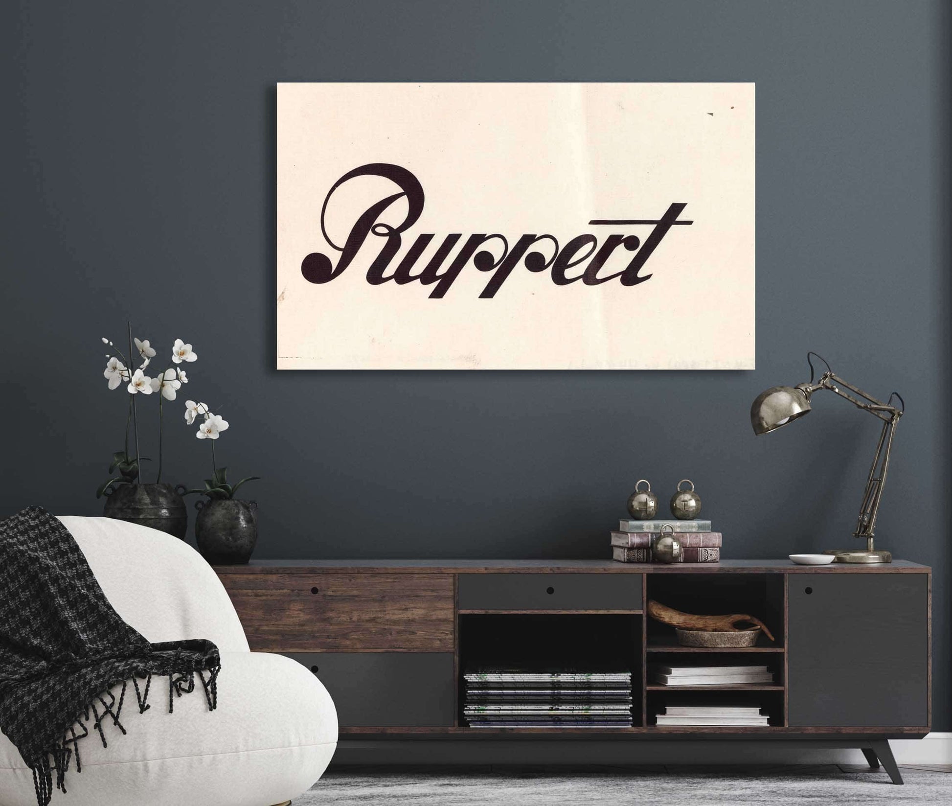 Stylized Logo For Ruppert Beer  by Winold Reiss
