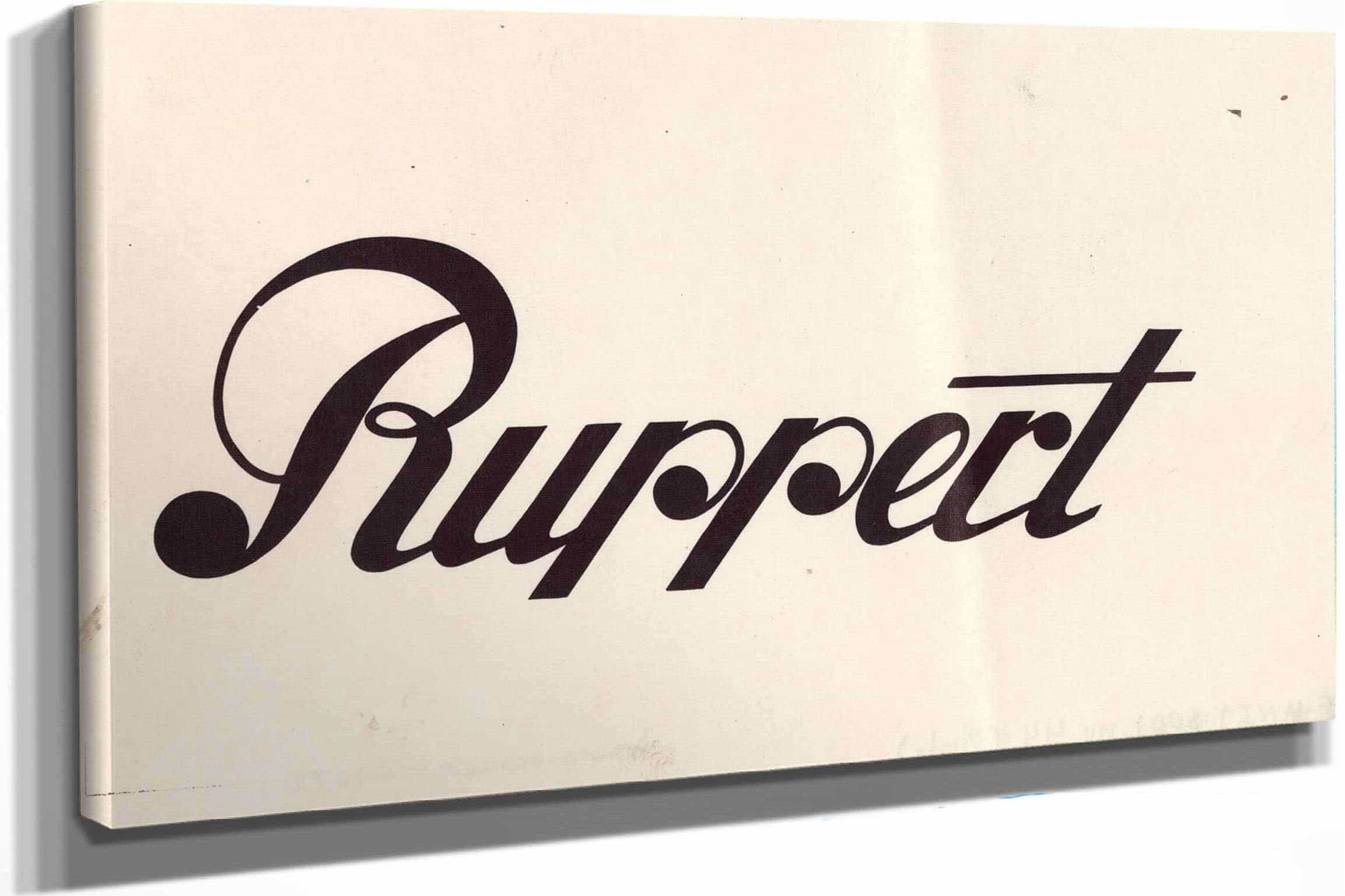 Stylized Logo For Ruppert Beer  by Winold Reiss
