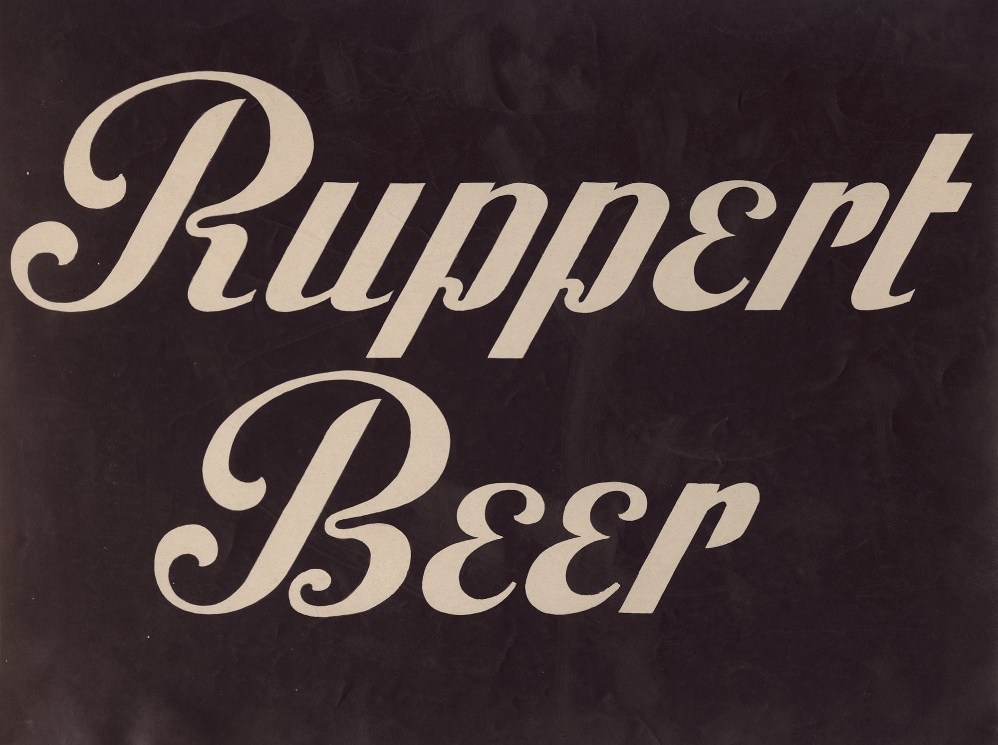 Stylized Logo For Ruppert Beer  by Winold Reiss