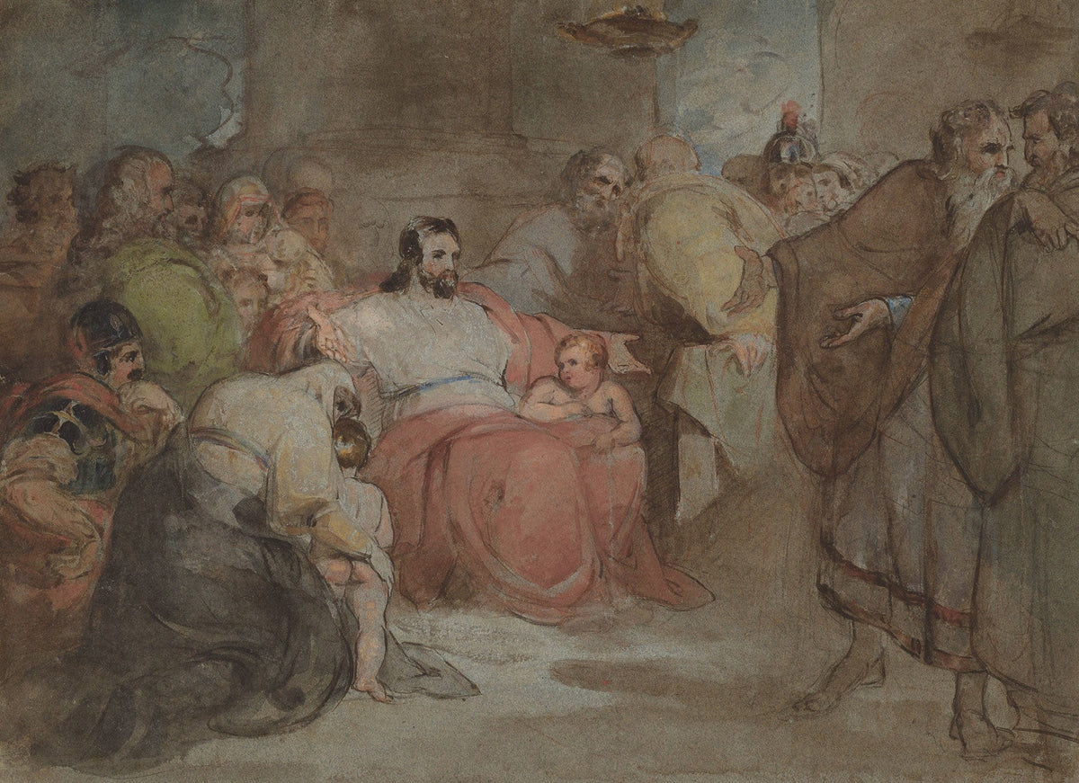 Suffer The Little Children by Thomas Sully