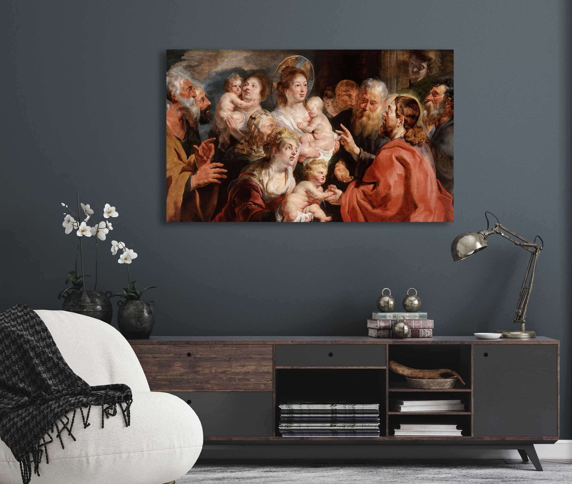 Suffer The Little Children To Come Unto Me   by Jacob Jordaens