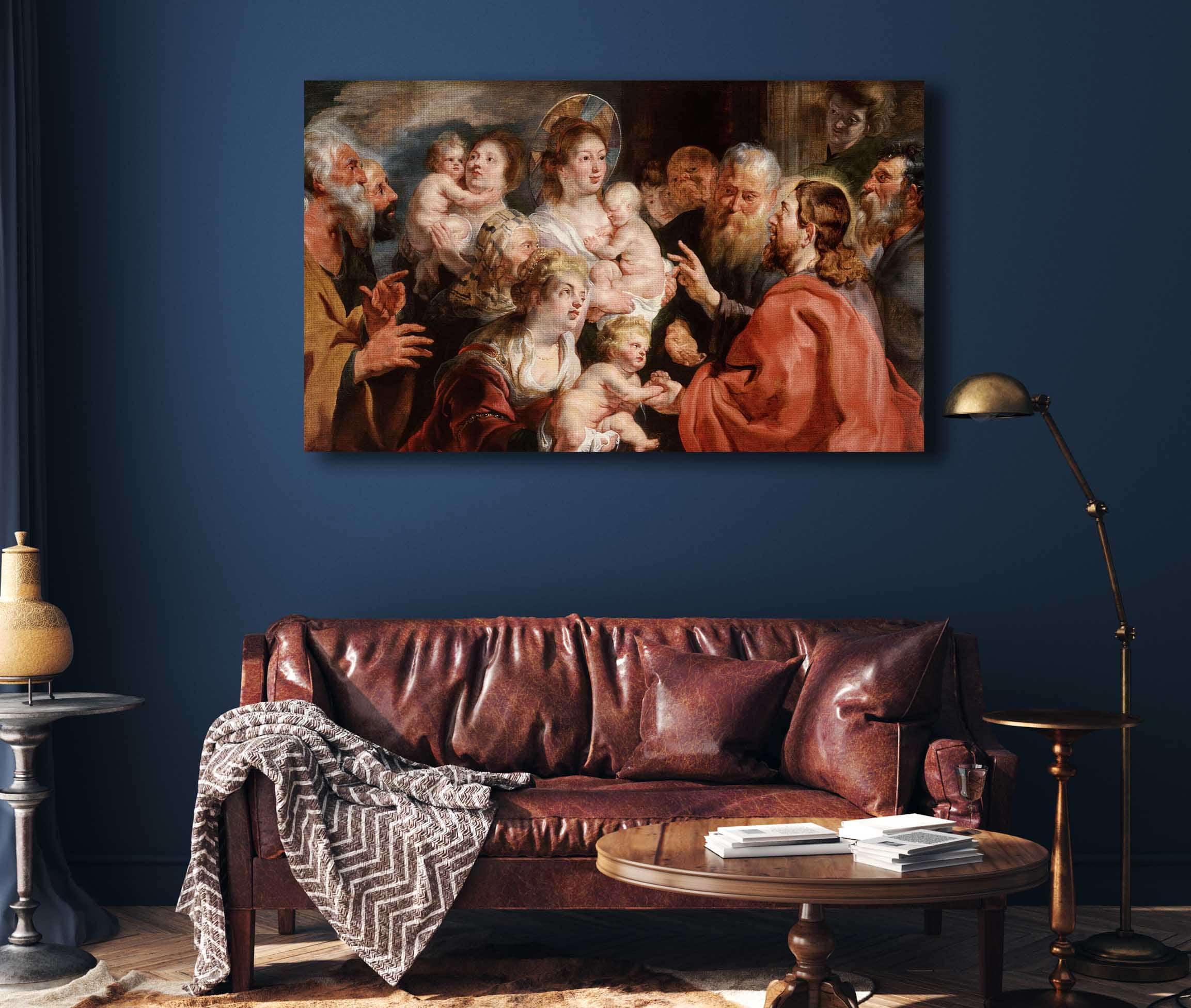 Suffer The Little Children To Come Unto Me   by Jacob Jordaens