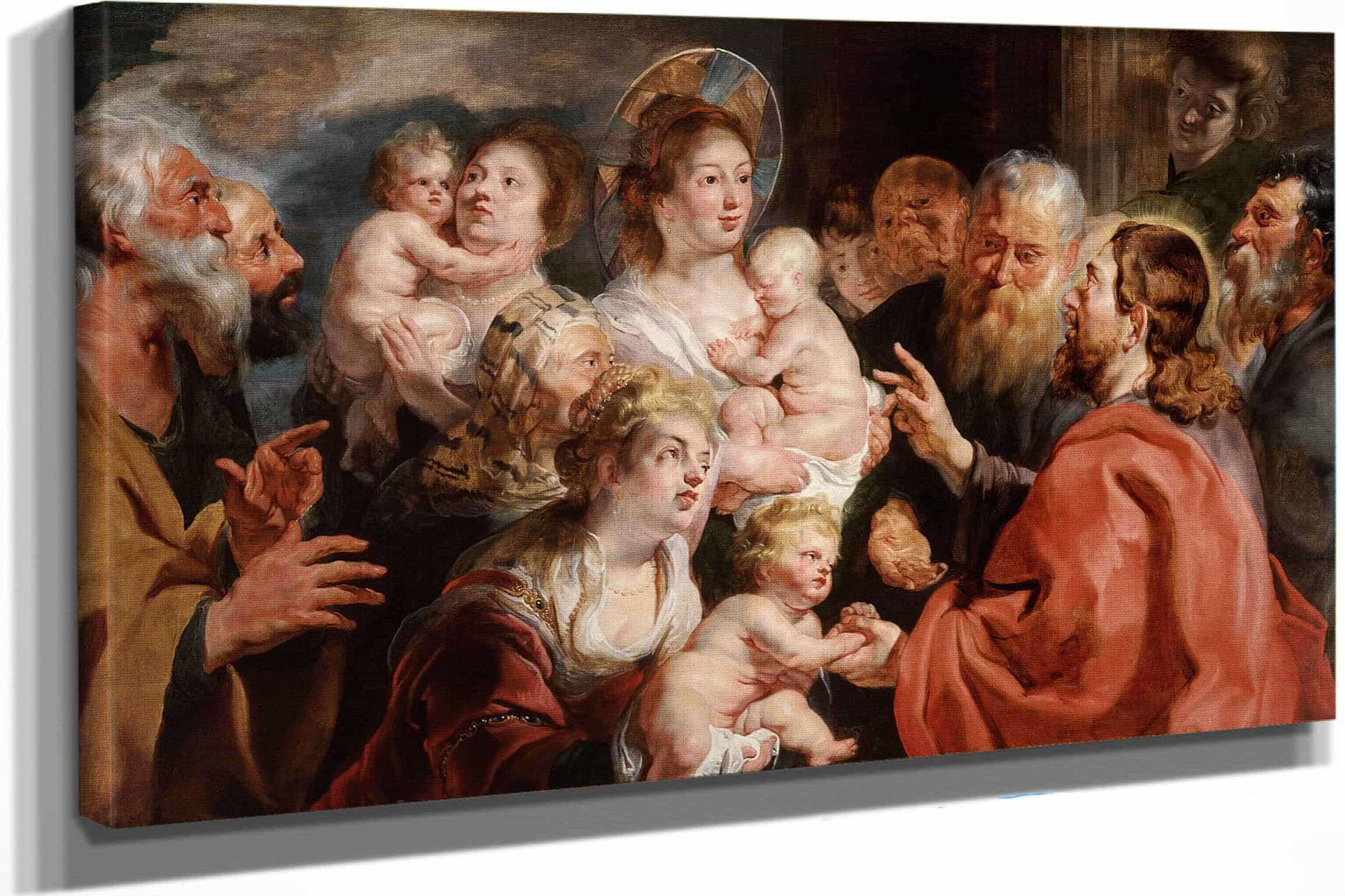 Suffer The Little Children To Come Unto Me   by Jacob Jordaens