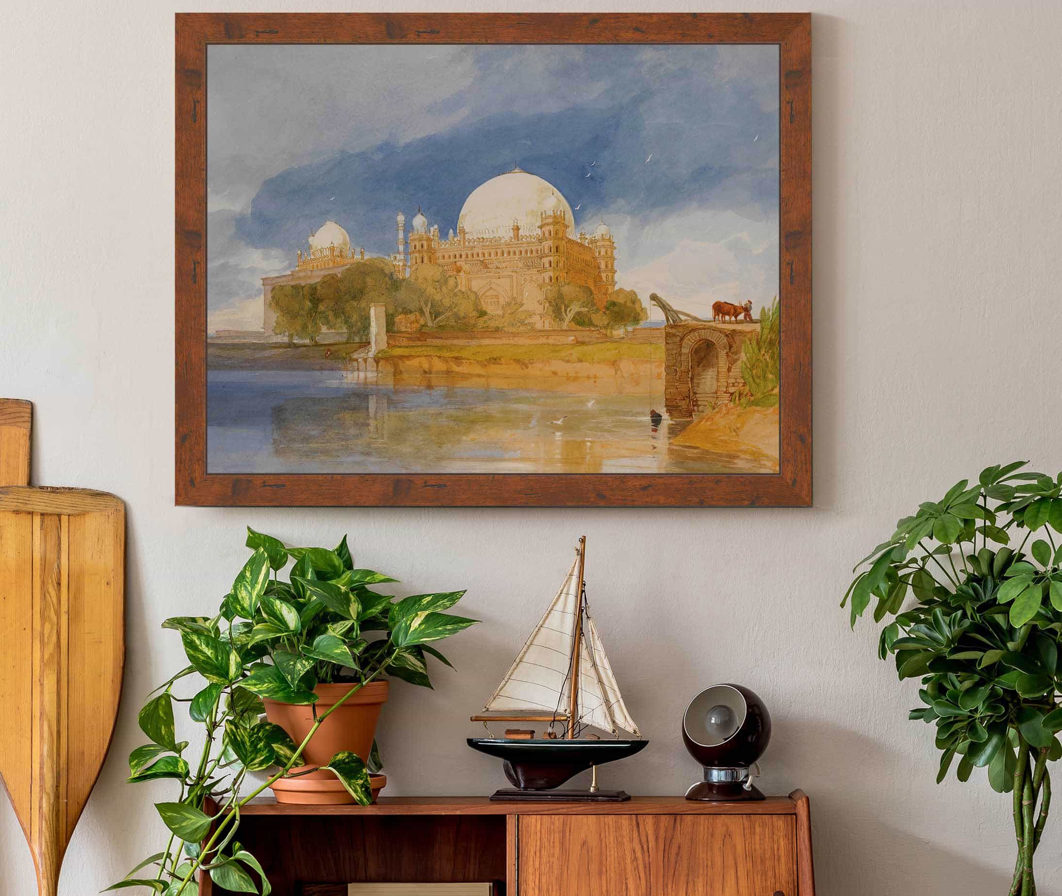 Sultan Mahamed Shahs Tomb Bejapore India by John Sell Cotman