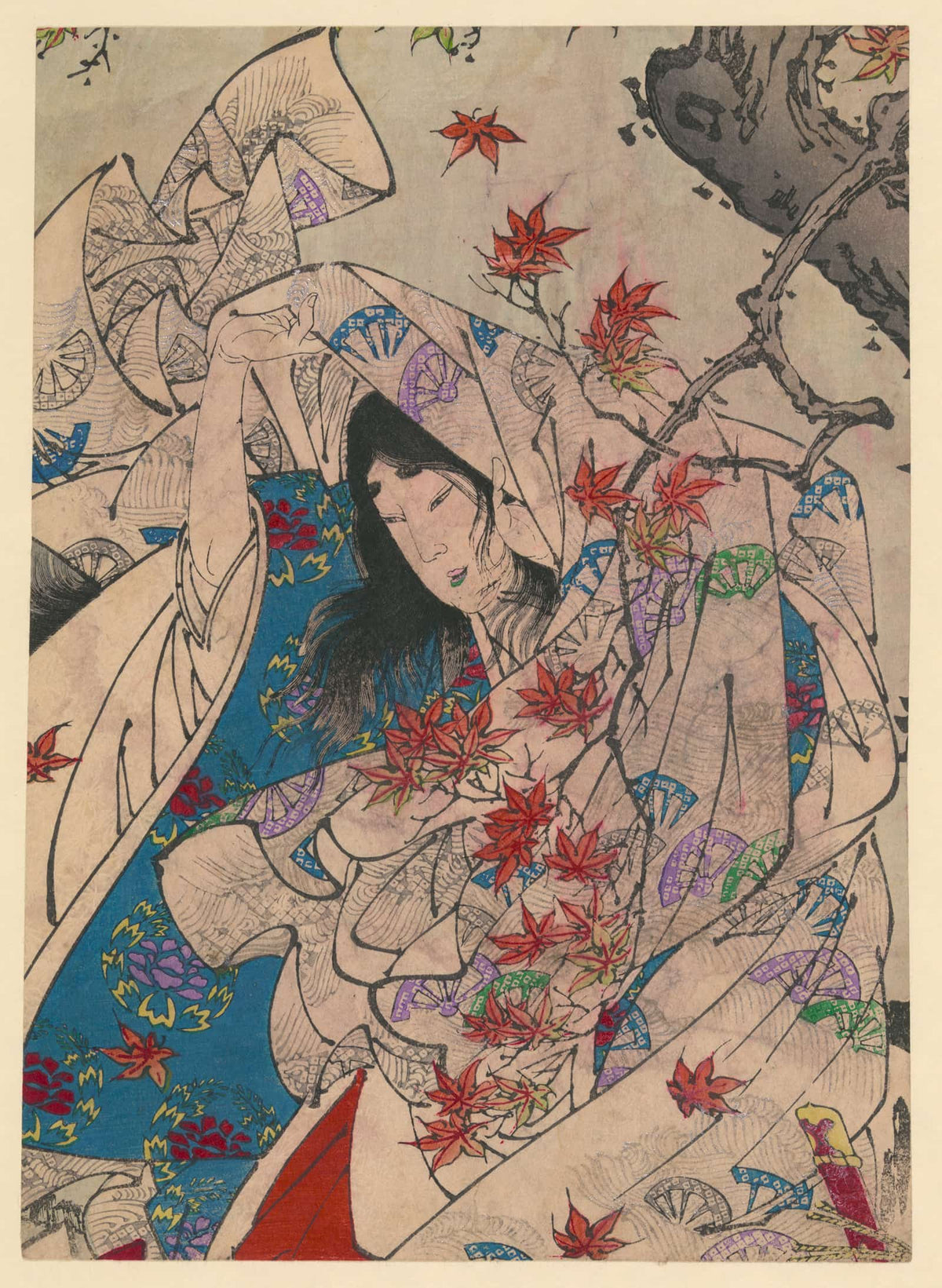 Sumiyoshi No Meigetsu by Tsukioka Yoshitoshi