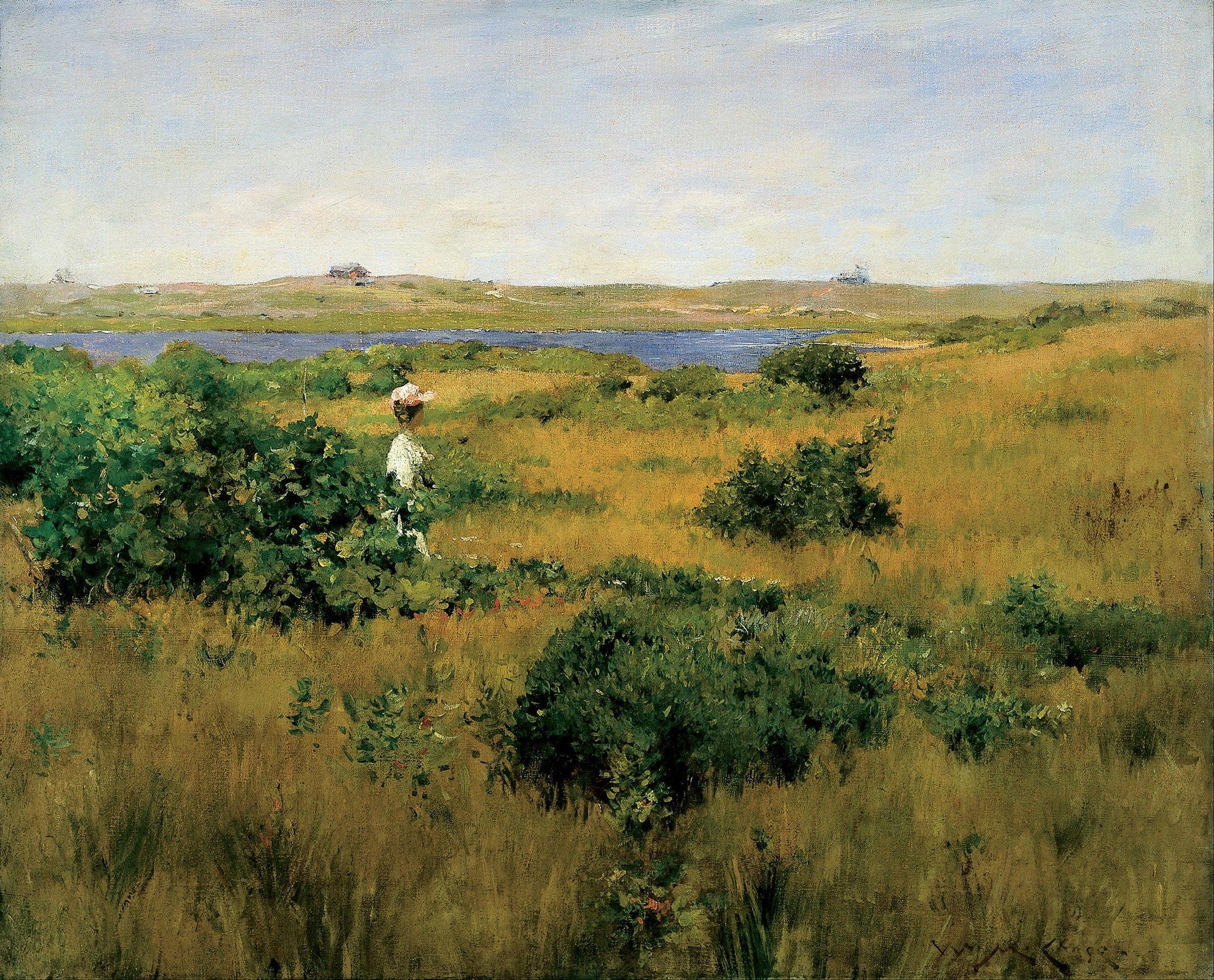 Summer At Shinnecock Hills by William Merritt Chase
