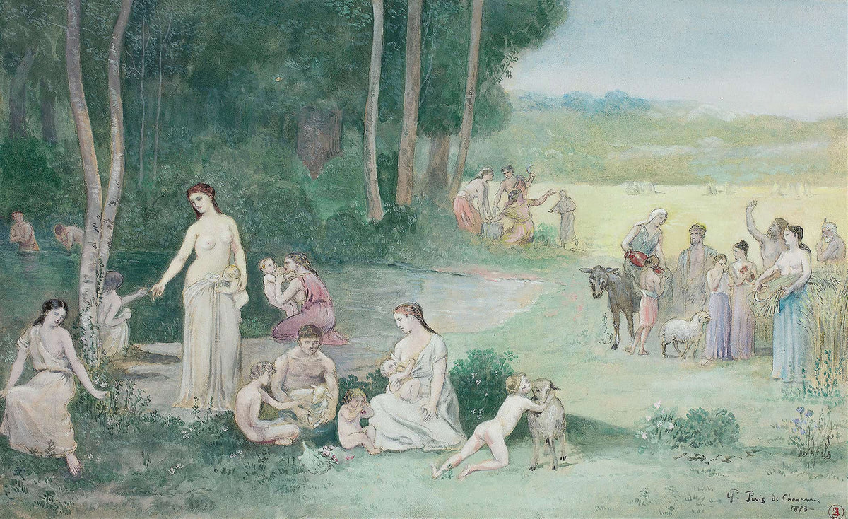 Summer by Pierre Puvis De Chavannes