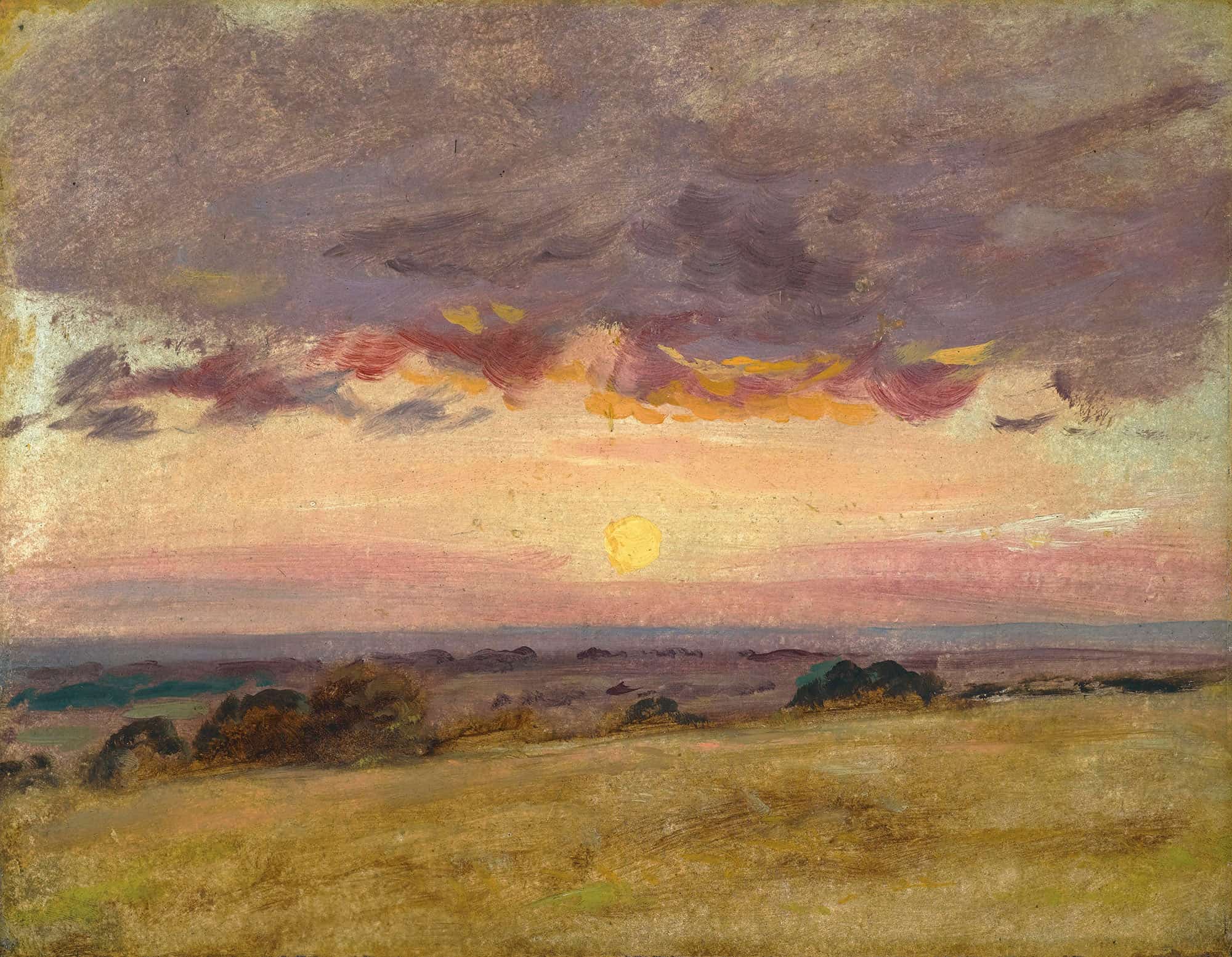 Summer Evening With Storm Clouds by John Constable